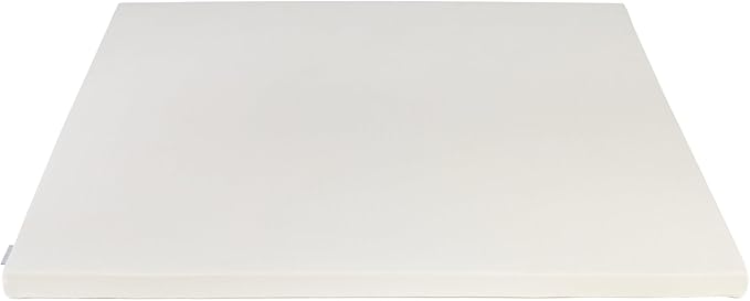 Pure Green Natural Latex Mattress Topper w/Jersey Cover - Soft - 2 Inch - Twin XL Size (GOTS Certified Organic)