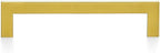 Ravinte 5 Pack 6-1/4 Inch Kitchen Square Cabinet Handles Brushed Brass Pulls Stainless Steel Drawer Pulls Kitchen Cabinet Hardware Handles