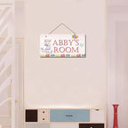Personalized Signs Unicorn Sign, Lovely Quirky And Unique Unicorn Girls Room Sign Unicorn Rainbow Wall Decor for Kids Room Baby Nursery Boys Bedroom Little Man Cave