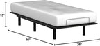 Sven and Son Essential Adjustable Bed Base (Frame Only), Easy Assembly, Head and Foot Lift, Memory Positions, Zero Gravity, Wireless Remote - Twin XL