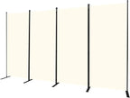 Room Divider 6FT Portable Room Dividers and Folding Privacy Screens, 136'' W Fabric Divider for Room Separation, 4 Panel Partition Room Dividers Freestanding Wall Divider Screen for Dorm Studio Office