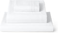 Mellanni Twin Sheets Set - 3 PC Iconic Collection Bedding - Hotel Luxury, Extra Soft, Cooling Bed Sheets - Wrinkle, Fade, Stain Resistant (Twin, White)