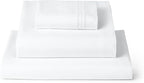 Mellanni Twin Sheets Set - 3 PC Iconic Collection Bedding - Hotel Luxury, Extra Soft, Cooling Bed Sheets - Wrinkle, Fade, Stain Resistant (Twin, White)