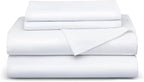 Bedsure King Size Sheet Set, Cooling Sheets King, Rayon Derived from Bamboo, Deep Pocket Up to 16", Breathable & Soft Bed Sheets, Hotel Luxury Silky Bedding Sheets & Pillowcases, White