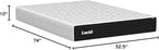 Lucid 10 Inch Memory Foam Mattress - Plush Feel - Infused with Refreshing Bamboo Charcoal and Cooling Gel - Bed in a Box - Temperature Regulating - Pressure Relief - Breathable - Full Size