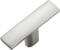 1 Pack Silver Cabinet Knobs - Curved Cabinet Pulls Brushed Nickel Knobs for Kitchen Drawer Solid Dresser Hardware 1-3/4in Length Single Hole