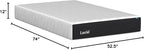 LUCID 12 Inch Memory Foam Mattress - Medium Plush Feel - Infused with Refreshing Bamboo Charcoal and Cooling Gel - Bed in a Box - Temperature Regulating - Pressure Relief - Breathable - Full Size