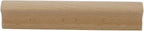 2Pcs Unfinished Beech Wood Solid Furniture Pulls Handles,Unfinished Unpainted Paintable Wooden Handles Cupboard Closet Drawer Handle Pull,Length 5.12",Hole Dis.3.78"