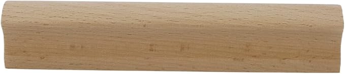 6Pcs Unfinished Beech Wood Solid Furniture Pulls Handles,Unpainted Paintable Wooden Handles Cupboard Closet Drawer Handle Pull,L5.12,HD 3.78"