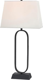Evert Table Lamp – Modern Luxury Lamp with Fabric Shade and Metal Base, Whimsical Accent Lighting for Living Room or Bedroom