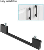 6 Pack Matte Black Cabinet Pulls 12.5 Inch Cabinet Handles Kitchen Cabinet Hardware Wardrobe Pulls Kitchen Handles for Cabinets Black Dresser Pulls Drawer Handle
