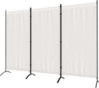 Morngardo Room Divider Folding Privacy Screens 3 Panel Partitions Dividers Portable Separating for Home Office Bedroom Dorm Decor