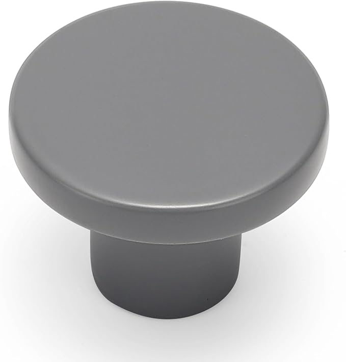 Ravinte 30 Pack Cabinet Knobs Grey Kitchen Cabinet Knobs Round Dresser Drawer Pulls Closet Door Pulls 1-1/5 Inch