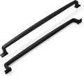 khtumeware | Appliance Handle Pull | Matte Black | 18 in (457 mm) Center-to-Center Drawer Pull | 1 Pack| Kitchen and Bathroom Cabinet Hardware | Furniture Hardware