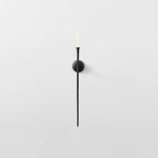 Aspar Wall Sconce, Modern Candle Holder with Elegant Hook Design, Versatile Decorative Lighting for Indoor Wall Decor and Ambiance Setting, Black (Candle Not Included)