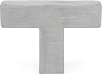 Ravinte 10 Pack 2 inch Length Square Cabinet Pulls Brushed Nickel Stainless Steel Kitchen Drawer Pulls Cupboard Handles Cabinet Handles