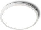 SunRider LED Flush Mount Ceiling Light Fixture, 6000K Cool White, 2400LM, 12 Inch 24W Modern Round Flat Lights, 240W Equiv. Panel Lamp, Non-Dimmable