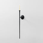 Aspar Wall Sconce, Modern Candle Holder with Elegant Hook Design, Versatile Decorative Lighting for Indoor Wall Decor and Ambiance Setting, Black (Candle Not Included)