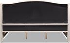 Jennifer Taylor Home Fontana Wingback Upholstered Platform Bed Frame