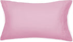Amazon Basics 7 Piece Soft Microfiber Kid's Bed-in-a-Bag Bedding Set, Full/Queen, Pink, Solid