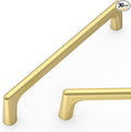 Amerdeco 30 Pack Brushed Gold Cabinet Pulls 5 Inch(128MM) Hole Centers Kitchen Cabinet Handles Hardware Kitchen Handles for Cabinets Cupboard Handles Drawer Pulls ZH0041