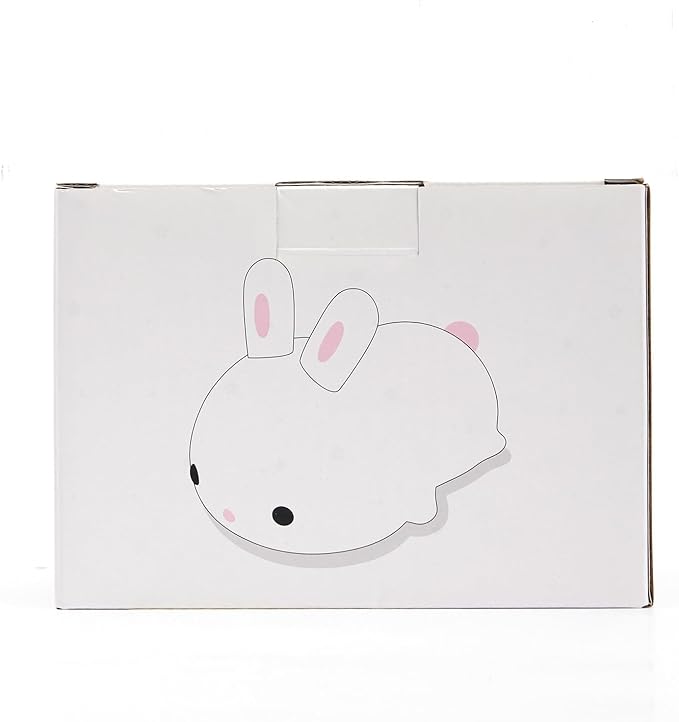 One Fire Bunny Toys for Kids Night Light for Kids, 16 Colors Cute Lamp, Soft Silicone Baby Night Light, 1200mAh Portable Dimmable Touch Lamps, Kawaii Room Decor, Christmas Gifts for College Girls