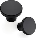 Ravinte 50 Pack Cabinet Knobs Black Kitchen Cabinet Knobs Round Dresser Drawer Pulls Closet Door Pulls 1-1/5 Inch