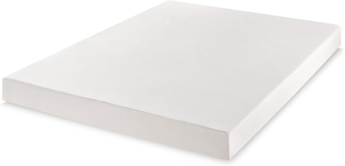 Best Price Mattress 6 Inch King Mattress Bed-In-A-Box, Green Tea Memory Foam,White