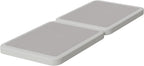 Nutan Inch Sturdy Box Spring for Mattress Support-Durable and Fully Assembled, Natural Wood Twin, White, 2" Foundation