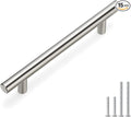 homdiy 15Pack 5in Cabinet Pulls Brushed Nickel Cabinet Handles Nickel Pulls Modern Cabinet Hardware, Stainless Steel Kitchen Cabinet Handles Drawer Pulls