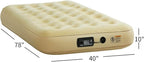 Simpli Comfy Twin Replacement Air Mattress with Built-in Pump – Compatible with EZ Bed, Use Alone or with Frame, Fast Inflation, Portable and Easy Storage