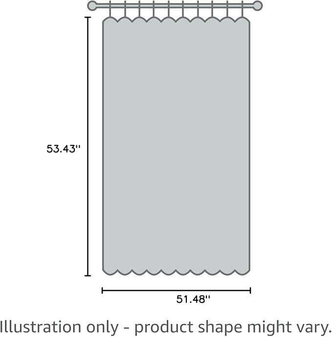 MYSKY HOME Beige Sheer Short Curtains with Pom Pom for Small Windows Bedroom Nursery Kids Girls Room Curtains Cafe Kitchen Light Filtering Boho Drapes, Rod Pocket,52 x 54 Inches, 2 Panels