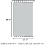 MYSKY HOME Beige Sheer Short Curtains with Pom Pom for Small Windows Bedroom Nursery Kids Girls Room Curtains Cafe Kitchen Light Filtering Boho Drapes, Rod Pocket,52 x 54 Inches, 2 Panels