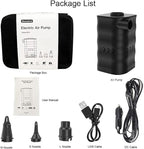 Woowind Electric Air Pump, Cordless Air Mattress Pump for Pool Floats, Swimming Rings, Air Bed, Air Sofa, Rechargeable Battery Powered