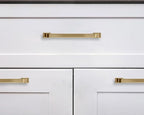 Khtumeware 2 Pack 8 Inch Cabinet Handles - Champagne Bronze Pulls, Warm Brass Drawer Pulls for Kitchen, Cabinets, Cupboards