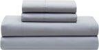 5 Piece Comforter Set Bed in a Bag Ombre Pintuck Design All Season Soft Down Alternative Bedding Comforter Set & Luxurious Matching Bed Sheets & Pillow Sham, Ombre Pintuck Gray, Twin