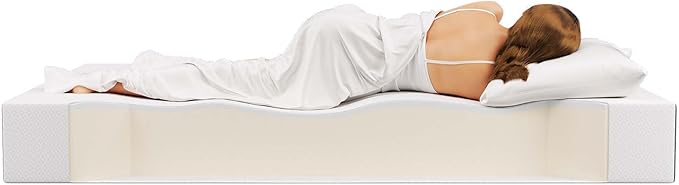 Modway MOD-7102-WHI Mila 12" Twin Mattress, White