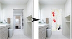 Noren Japanese Style Doorway Curtain with a Picture of Japanese Goldfish Printed on it (pattern1)