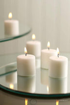 Hosley Set of 360 Unscented White Votive Candles – Bulk Pack, Clean-Burning, Long-Lasting 10-12 Hour Burn Time – Ideal for Weddings, Home Décor, Spa, and Events