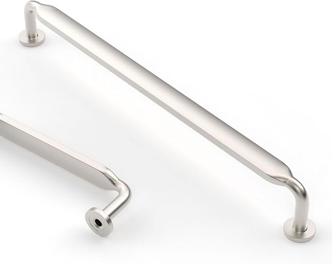 Asidrama 6 Pack 11.3 Inch(288mm) Brushed Satin Nickel Kitchen Cabinet Handles, Cabinet Pulls Kitchen Cabinet Hardware for Cupboard Drawer Pulls