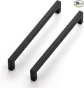 Ravinte 20 Pack Square Cabinet Handles - Matte Black Drawer Pulls - 8-4/5 Inch Kitchen Cabinet Hardware