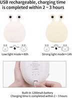 MUID Original Authentic Slug Night Light, Nursery Squishy Lamp, Silicone Light for Classroom, Cute Animal Bedside Lamp for Baby Kids Teens, Soft Light for Bedroom Breastfeeding.
