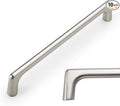 Amerdeco 10 Pack Brushed Satin Nickel Cabinet Pulls 6.3 Inch(160MM) Hole Centers Kitchen Cabinet Handles Hardware Kitchen Handles for Cabinets Cupboard Handles Drawer Pulls ZH0041
