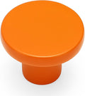 Ravinte 5 Pack Cabinet Knobs Orange Kitchen Cabinet Knobs Round Dresser Drawer Pulls Closet Door Pulls 1-1/5 Inch
