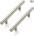 Ravinte 12 Pack 6 inch Cabinet Pulls Brushed Nickel Stainless Steel Kitchen Cupboard Handles Cabinet Handles, 3.5 inch Hole Center