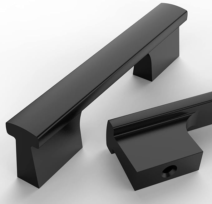 Asidrama 15 Pack 3 Inch(76mm) Matte Black Kitchen Cabinet Handles, Cabinet Pulls Kitchen Cabinet Hardware for Cupboard Drawer Pulls