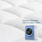 COONP Full XL Mattress Topper, Extra Thick Pillowtop, Cooling Plush Mattress Pad Cover Cotton Top Bed Topper Protector with 8-21 Inch Deep Pocket