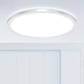 20Inch Big Dimmable Flush Mount LED Ceiling Light Fixture, 3000K-4500K-6000K 3 Color Selectable Ceiling Lamp 45Watt 4500LM Low Profile Ceiling Light for Kitchen Bedroom Hallway Porch