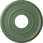 Ekena Millwork CM12BRAGF 12 1/2"OD x 3 7/8"ID x 3/4"P Bradford Ceiling Medallion, Athenian Green