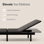 Classic Adjustable Base - Queen - Head & Foot Incline - Wireless Remote with Memory - Easy Set Up - Zero Clearance - Zero Gravity - Durable Frame